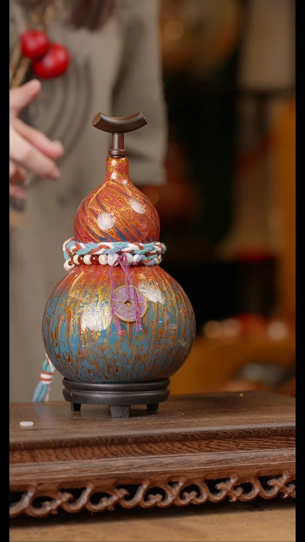 58号精品天然大漆酒葫芦一物一拍~