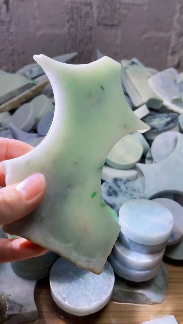 裸石翡翠天然翡翠A货石 南 786