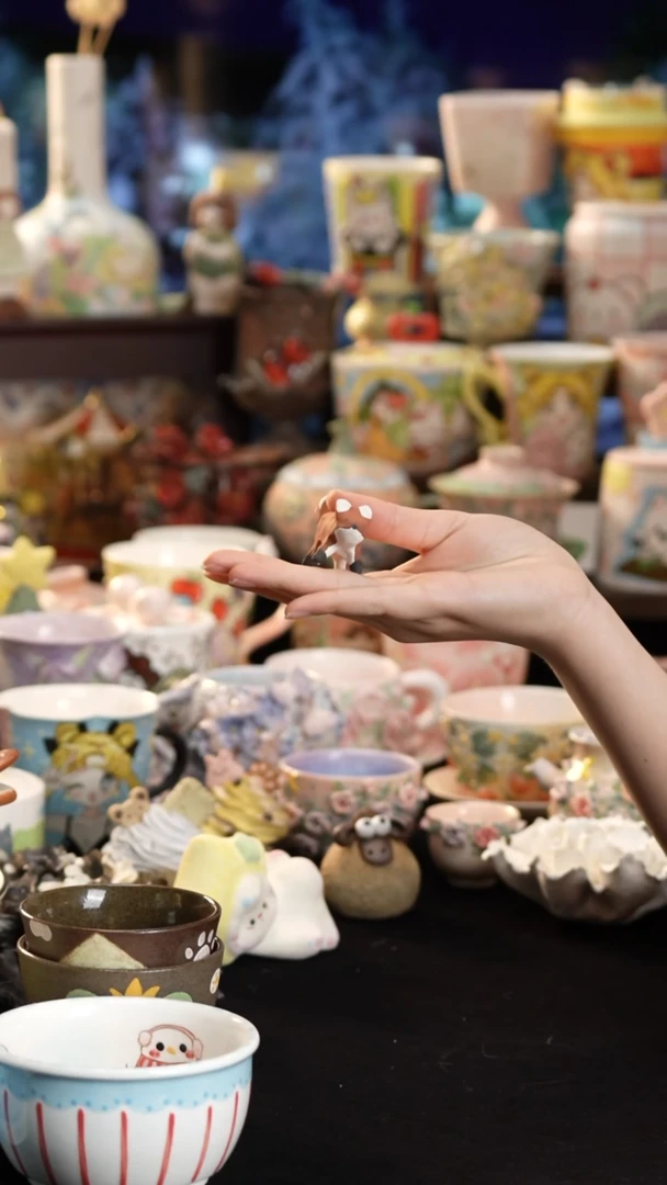 其他陶景德镇釉下彩手绘设计师款陶瓷