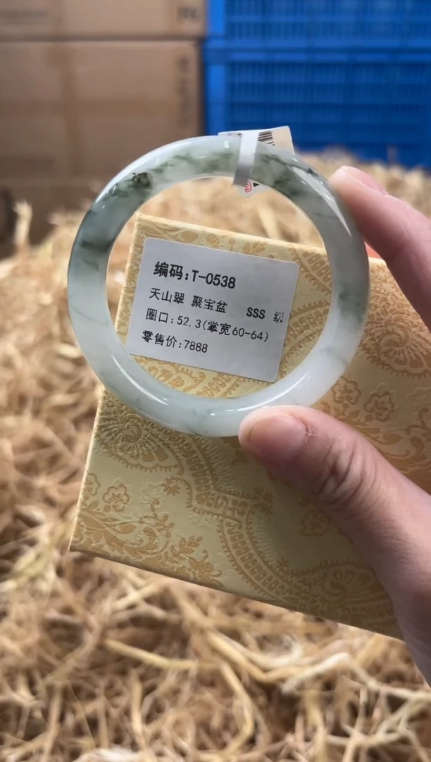 未镶嵌手镯石英质玉T-0538