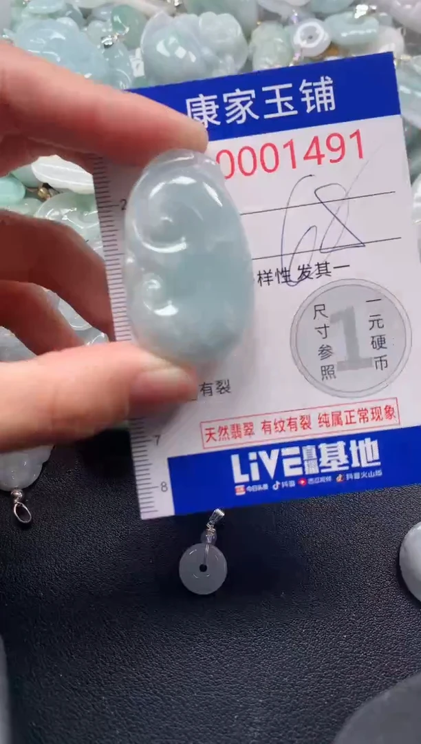 吊坠(不含链)未镶嵌翡翠1491