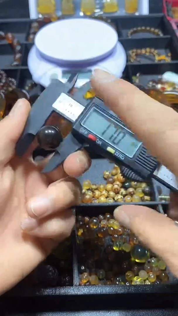 琥珀颈饰未镶嵌天然缅甸琥珀单珠