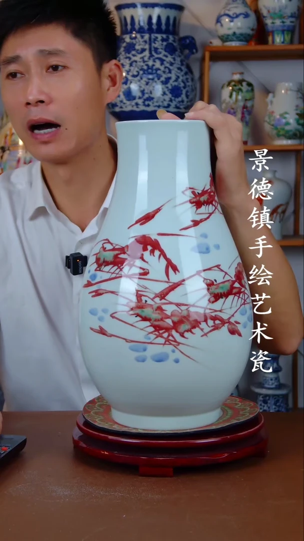 现代景德镇手工手绘陶瓷摆件34