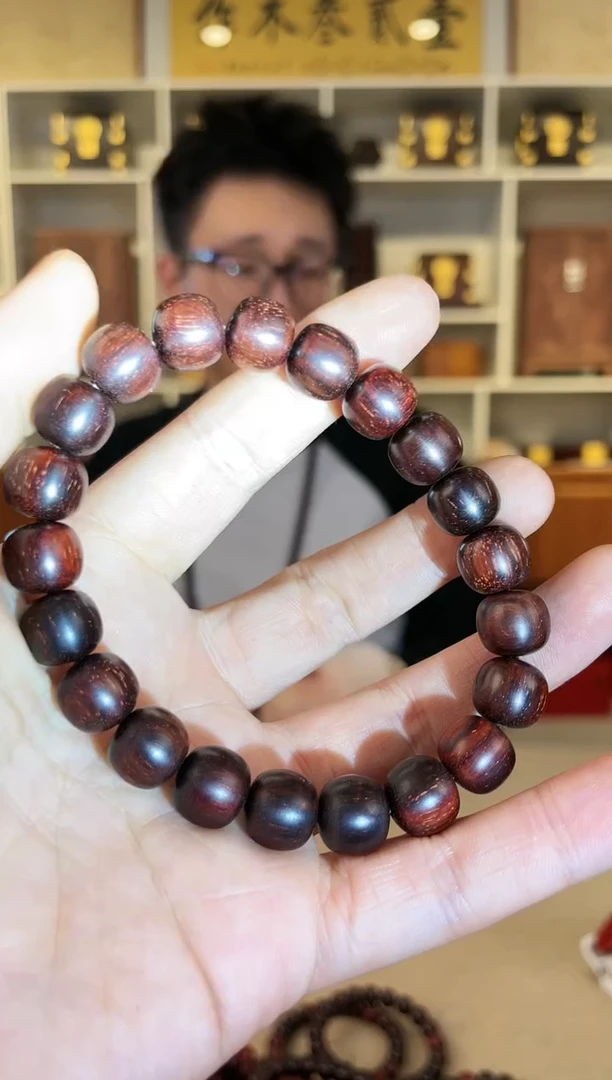 【闪购商品】檀香紫檀（小叶紫檀）10*11 带星老型单圈手串