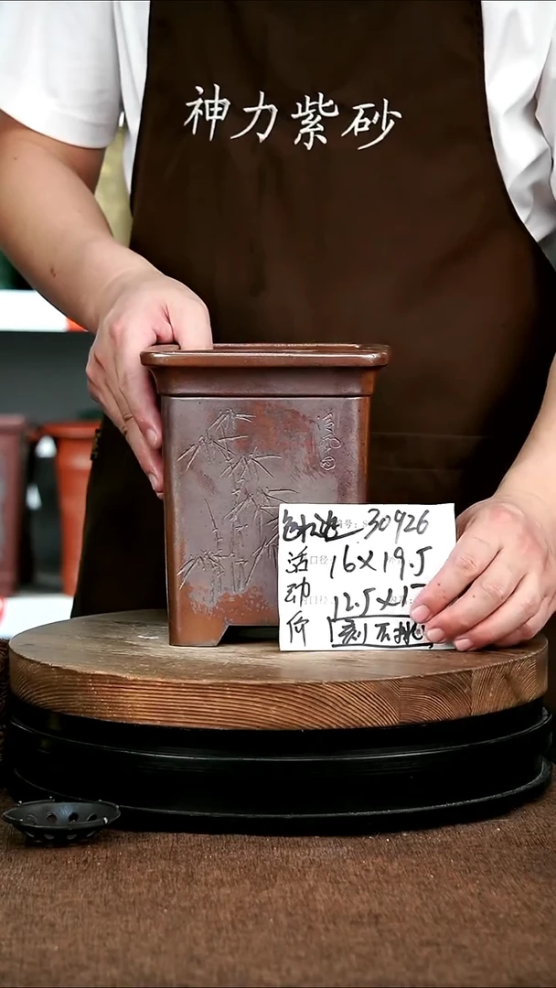 紫砂花盆花卉园艺30926