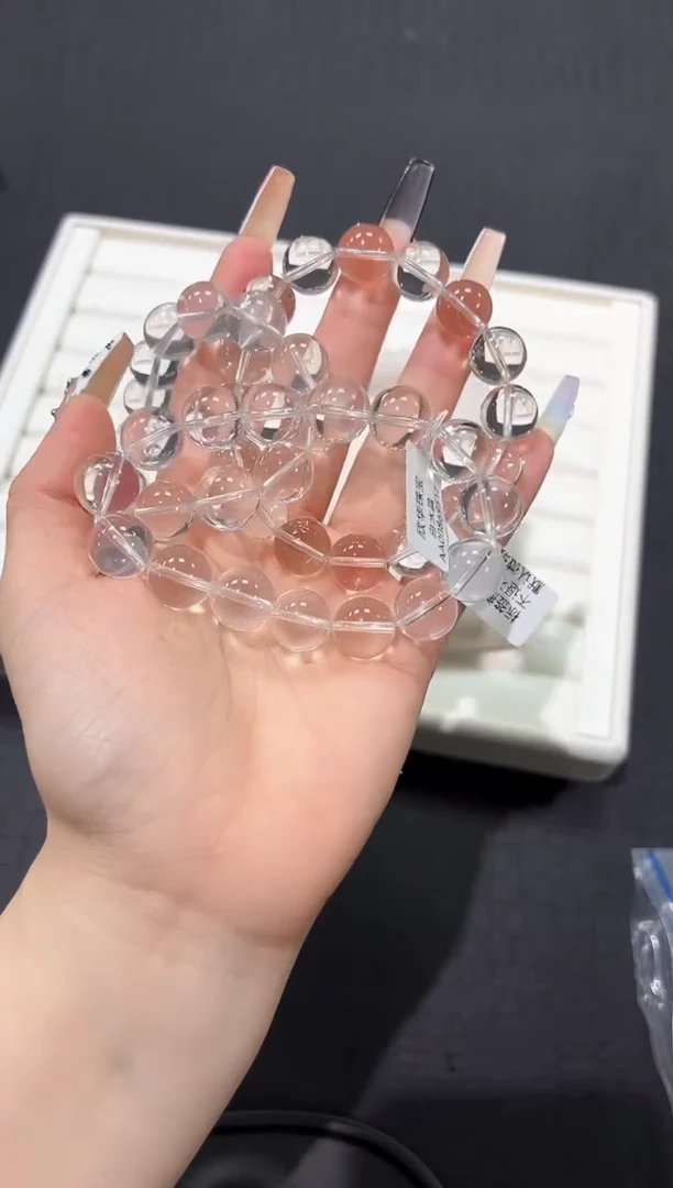 水晶手串未镶嵌35a多样性发其一【1条】默认微瑕12mm