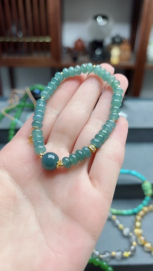 【闪购商品】翡翠手串未镶嵌翡翠手串 QK