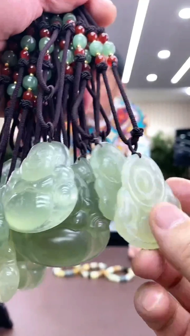 【闪购商品】岫玉大肚佛未镶嵌多样式发货随机发一