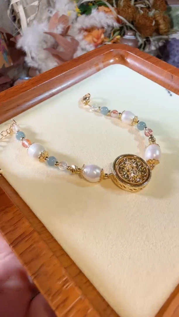 未镶嵌手链淡水珍珠071