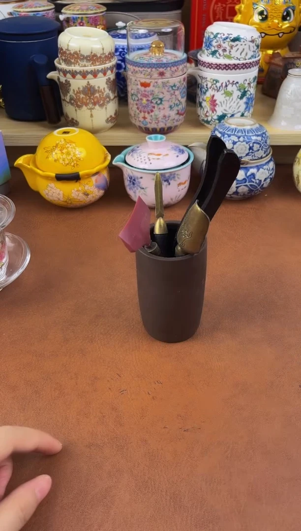 陶瓷茶具摆件旅行套组