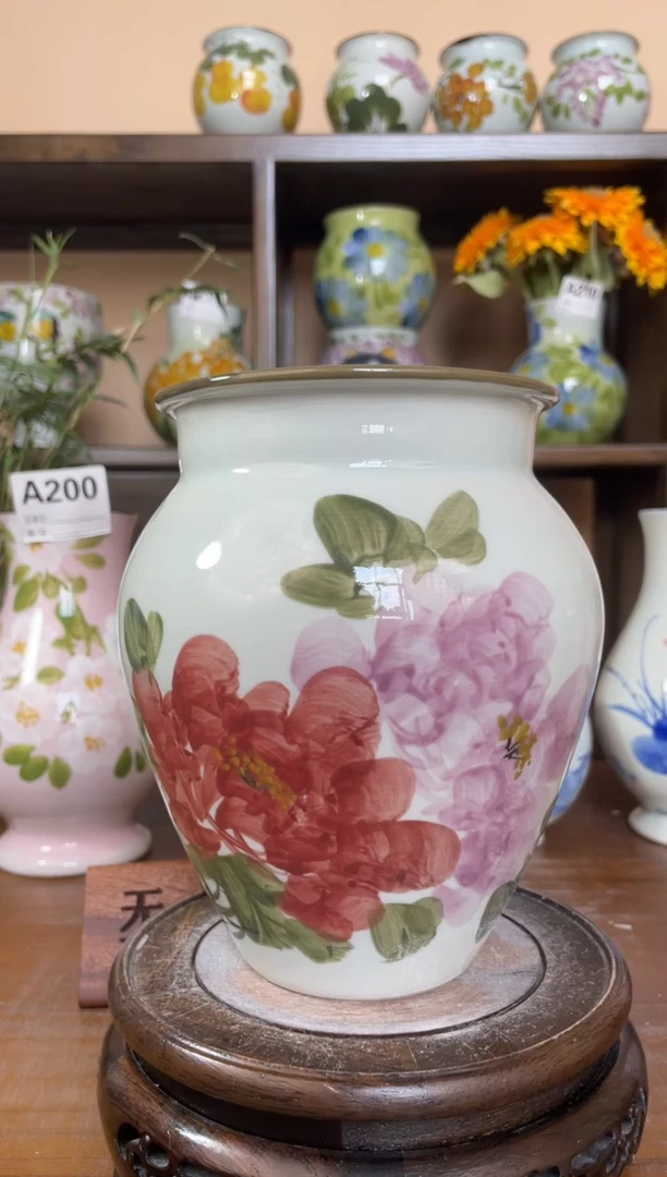 瓶景德镇手绘陶瓷花瓶 源头工厂