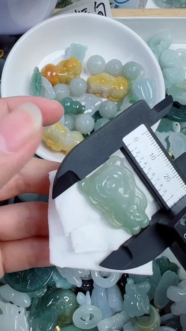 散珠翡翠555号链接，A货翡翠