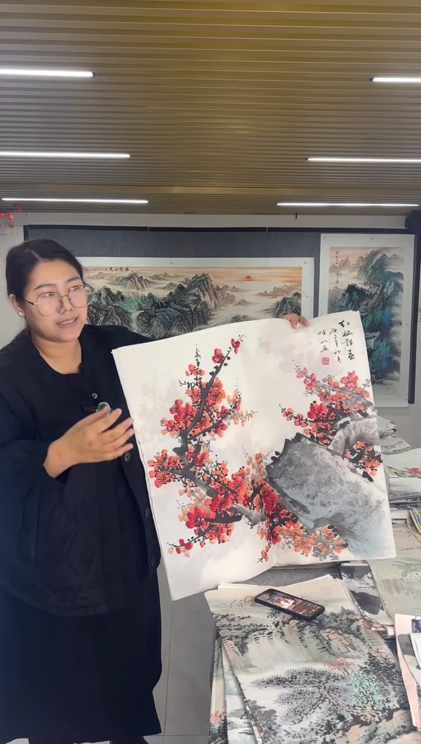 国画丹青专属福利-红梅