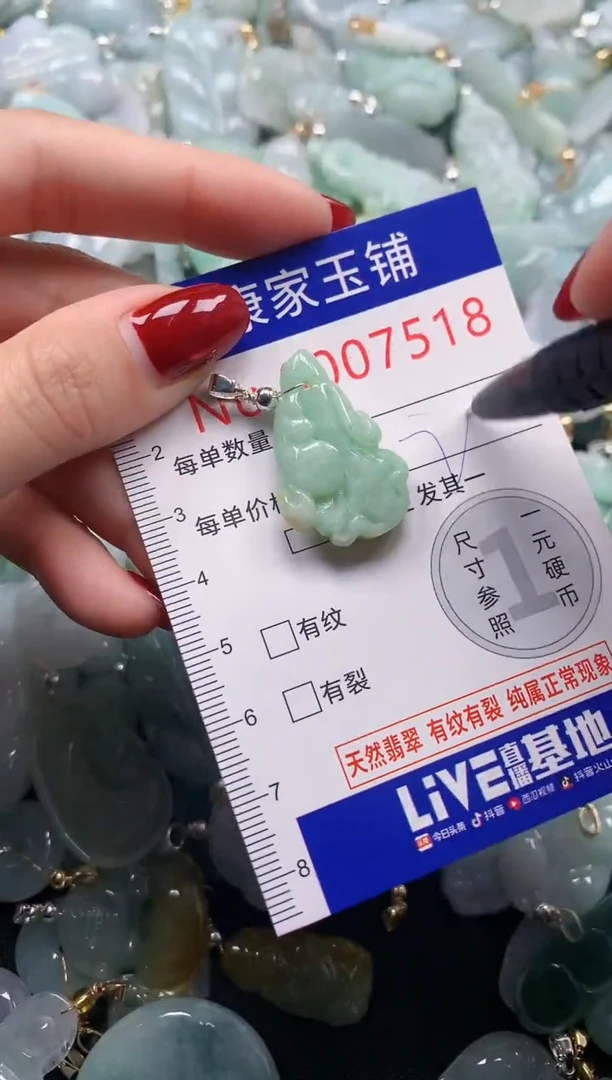 颈饰未镶嵌翡翠7518