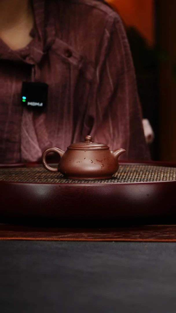 茶壶紫砂成进窑 明炉141 紫泥 120毫升