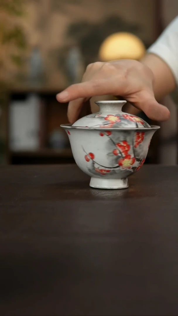 杯景德镇陶瓷杯碗柴烧多人