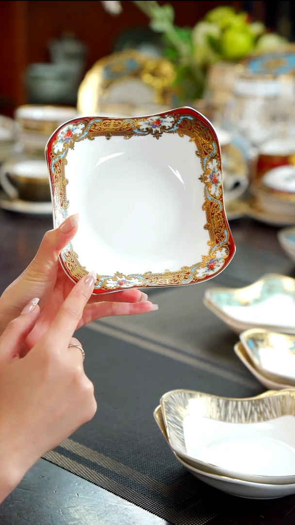 瓷片沙拉碗    2个