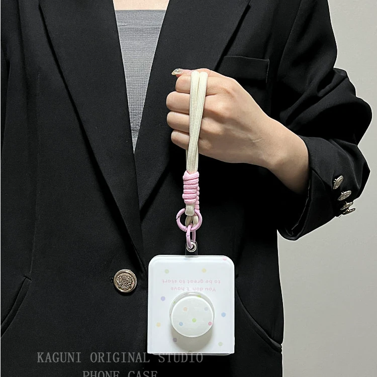 创意彩色波点支架手绳适用于华为pocket2手机壳新款pockets折叠屏