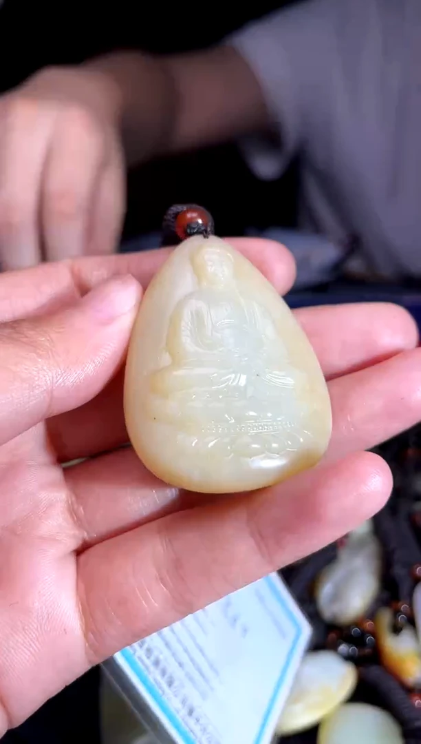 和田玉未镶嵌挂件1