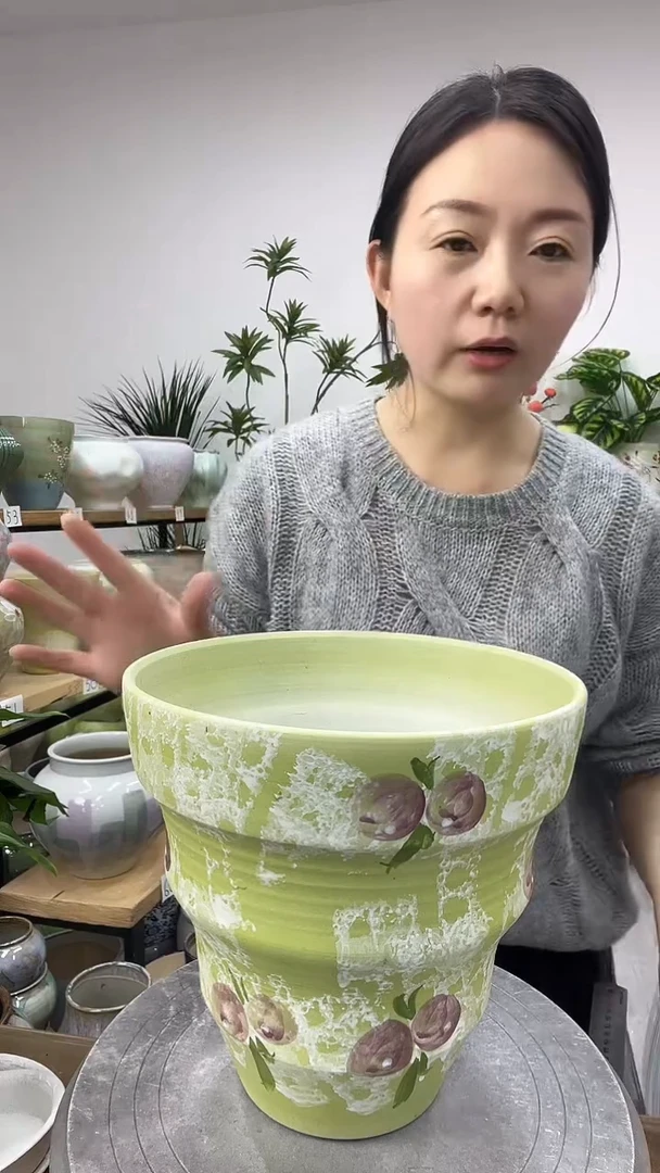 11.10陶瓷花盆直播链接高.   22 口22