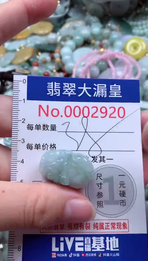翡翠未镶嵌吊坠(不含链)2920