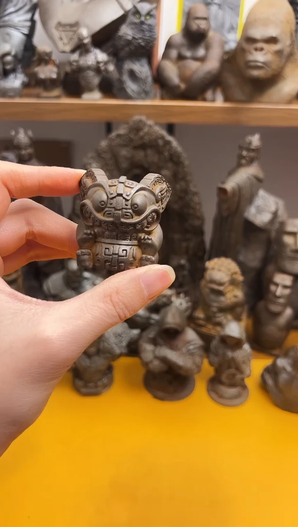 金属实心铁艺---小吞金兽