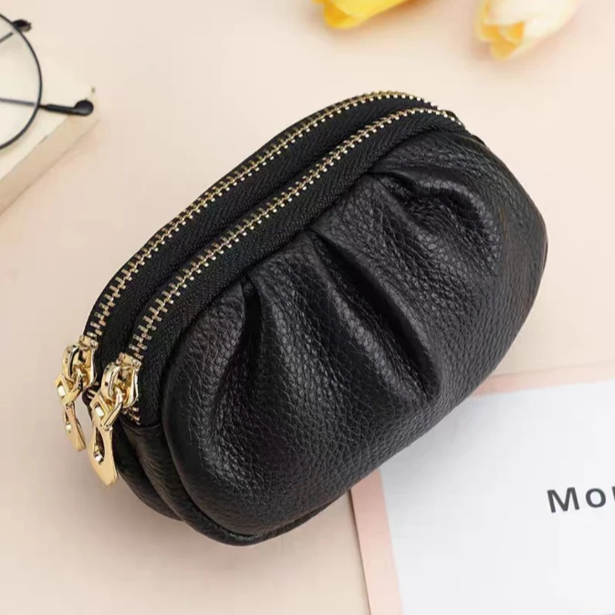 时尚手拿拉链包女高级感零钱包钥匙卡包证件银行卡卡包身份证卡包