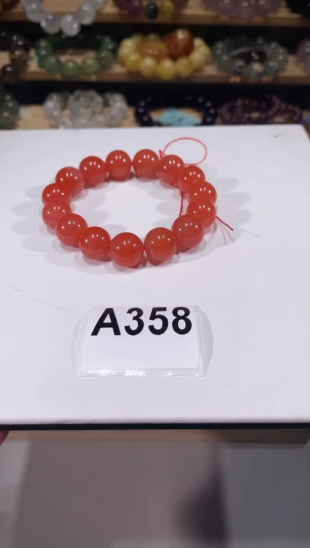 未镶嵌手链南红玛瑙A356南红手链14+