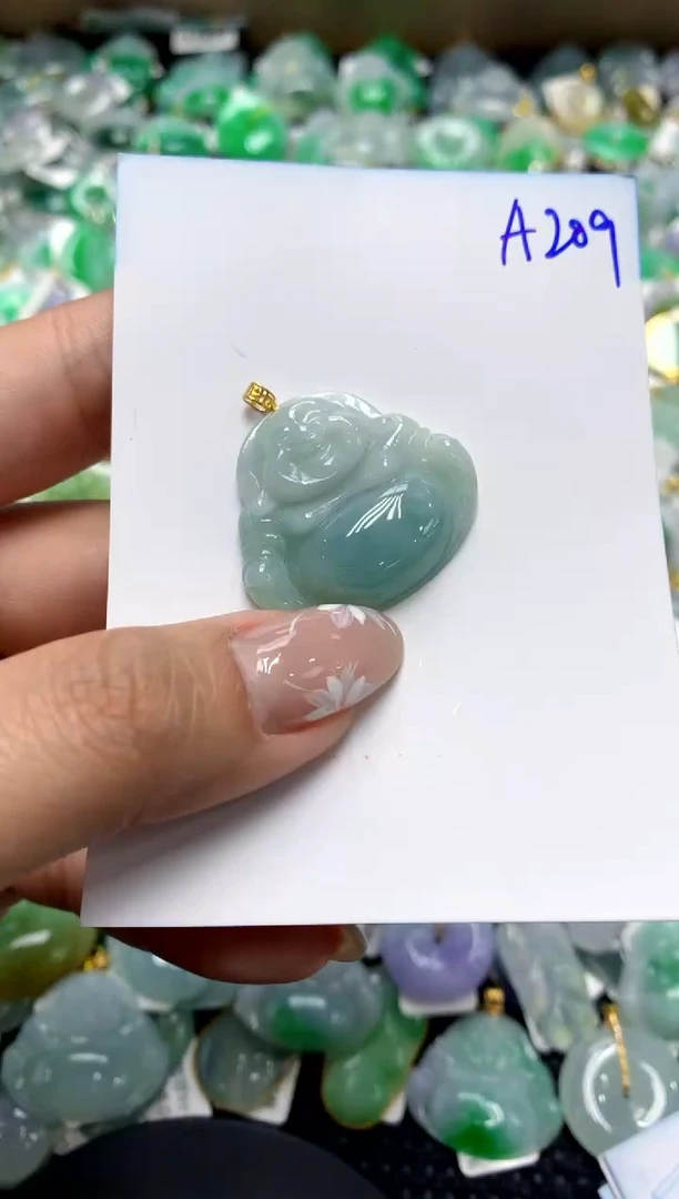 【闪购商品】翡翠颈饰18K金镶嵌111111111111111111