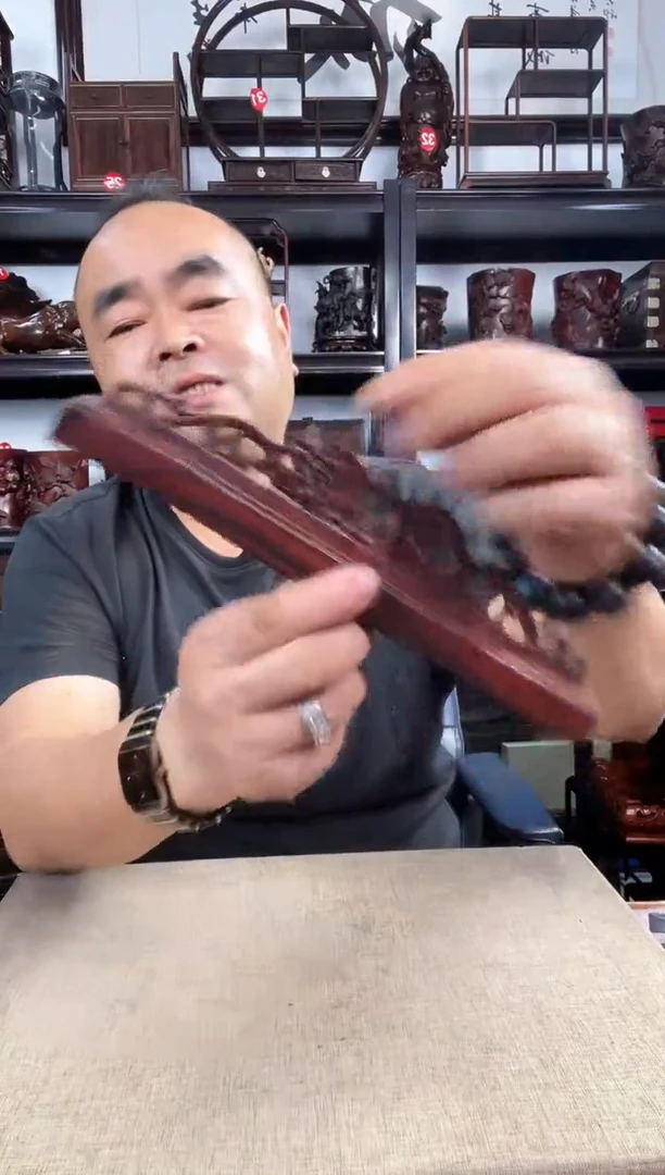 木347瑕疵老李红木工艺品