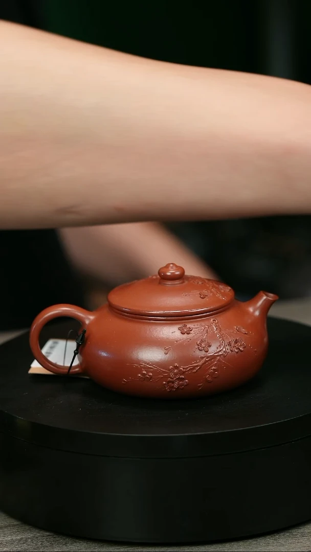 茶壶紫砂多**措H1506陈春芬梅花寒江