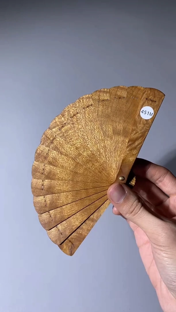 【闪购商品】金丝楠451号10cm金丝楠迷你扇