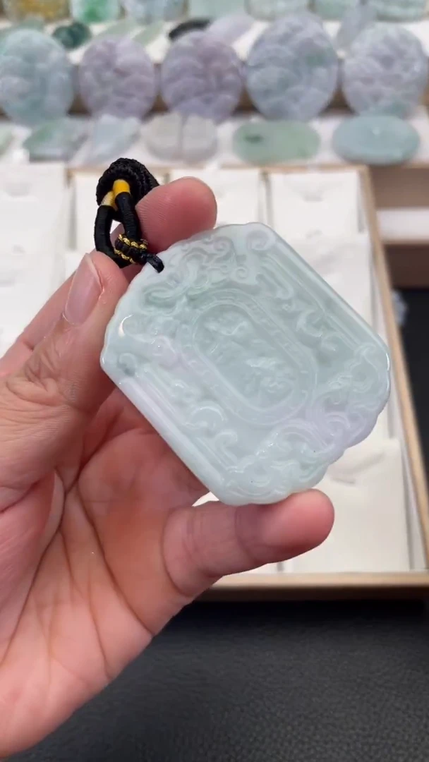 颈饰未镶嵌翡翠天然缅甸翡翠A货54