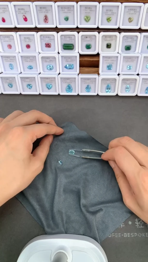 定制海蓝宝石裸石未镶嵌超圣 1.16ct 01004