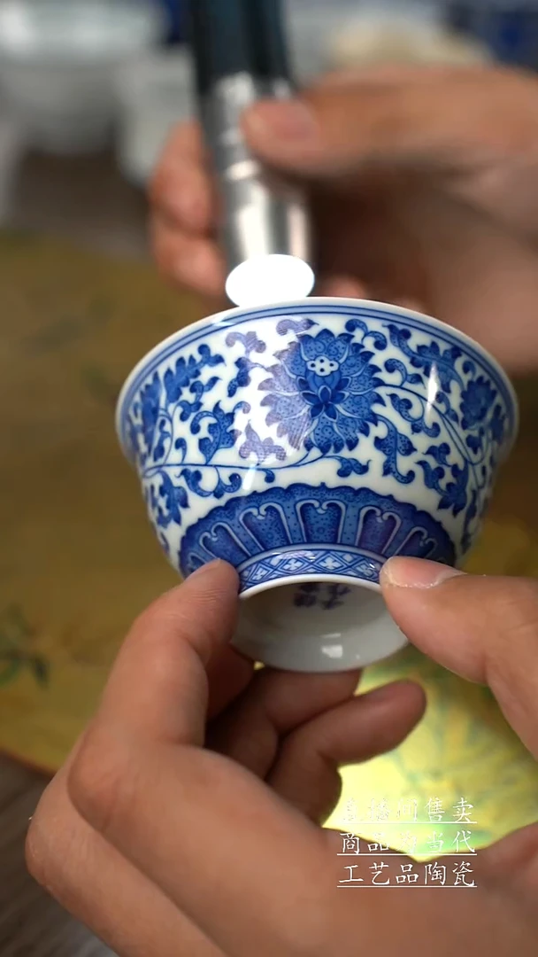 瓷片景德镇手工手绘陶瓷
