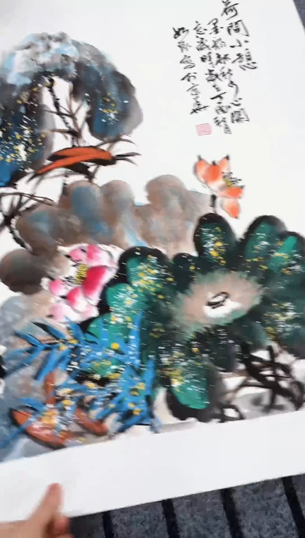 精品国画花鸟作品