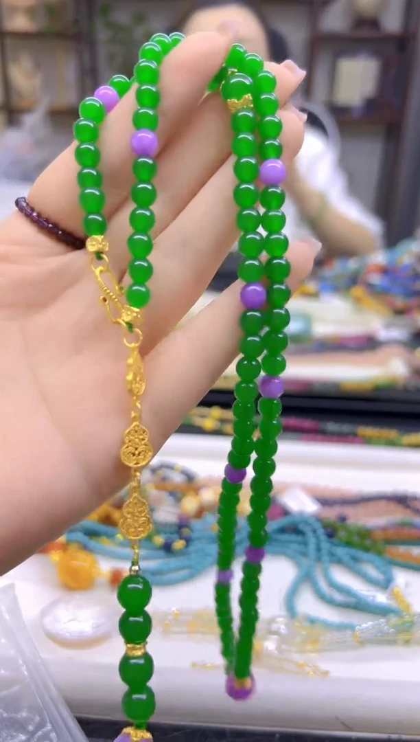 翡翠未镶嵌项链DIY款X650