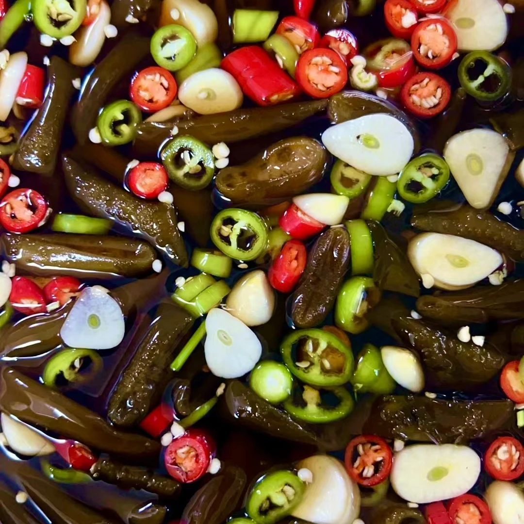 【酸辣海松茸】 800g 一桶 酸酸辣辣 酸爽开胃(0-8度冷藏保存)