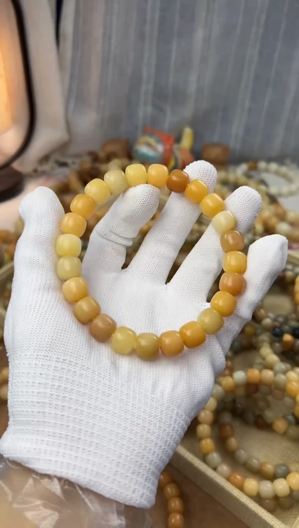 菩提根/象牙果手串10*11干磨376