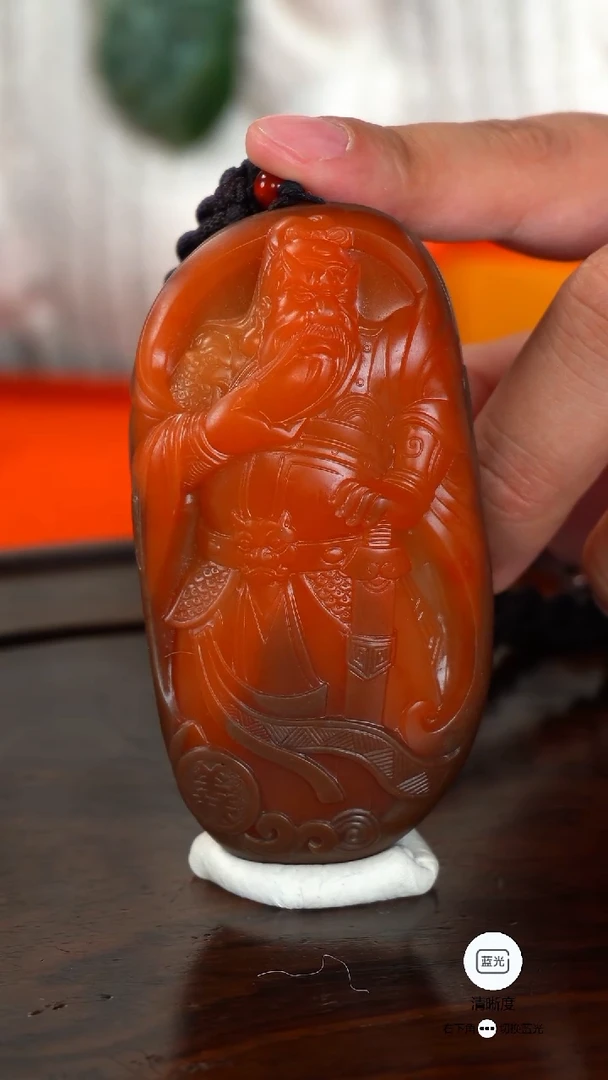 未镶嵌和田玉挂件幻*忠义千秋