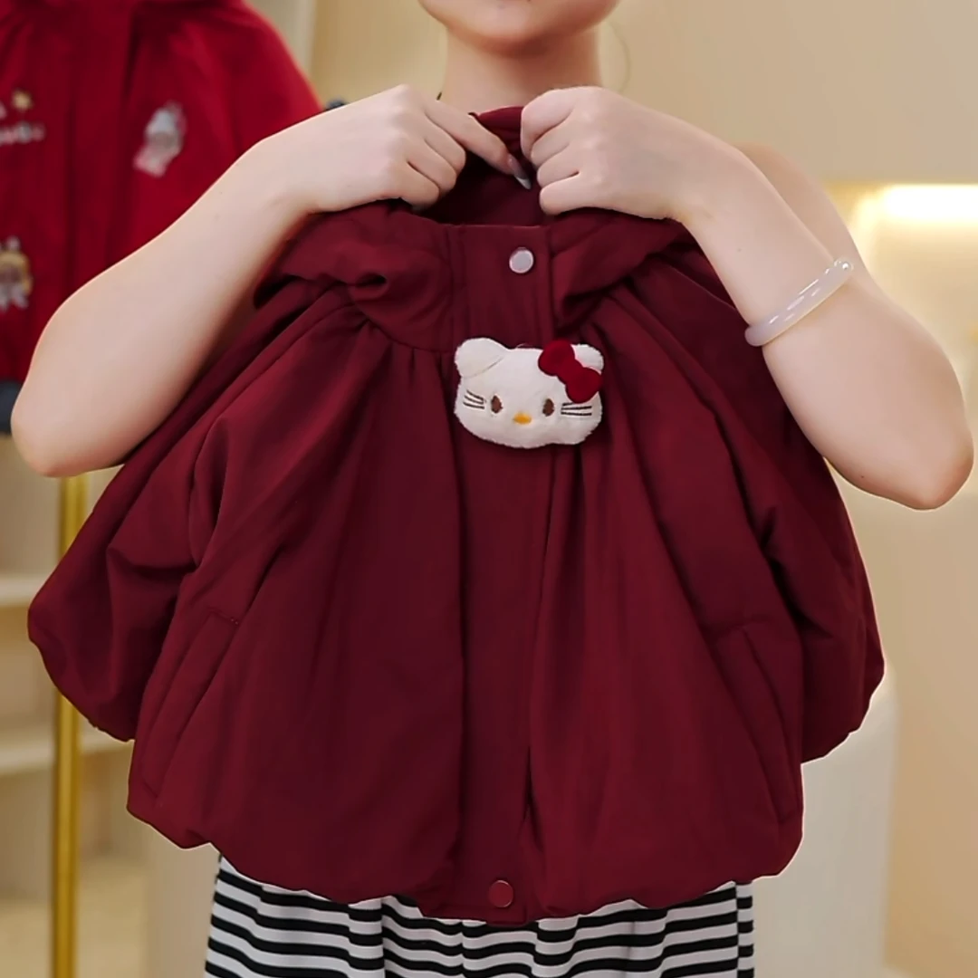 儿童夹棉棉服外套2025新款秋冬棉衣宝宝加绒加厚连帽防风保暖上衣