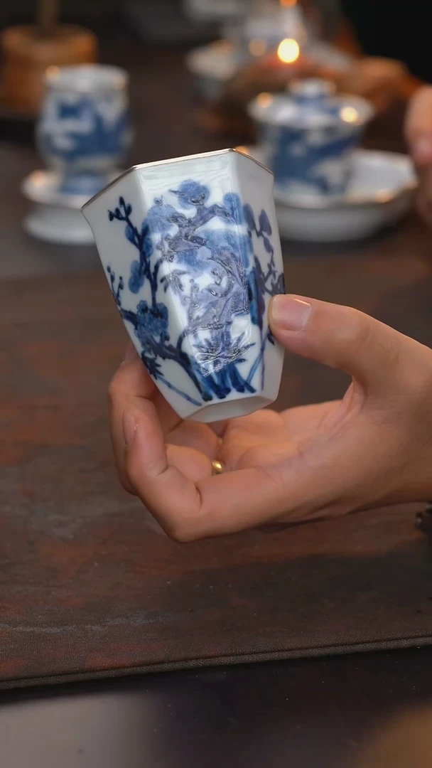 松竹梅公道杯包银口
