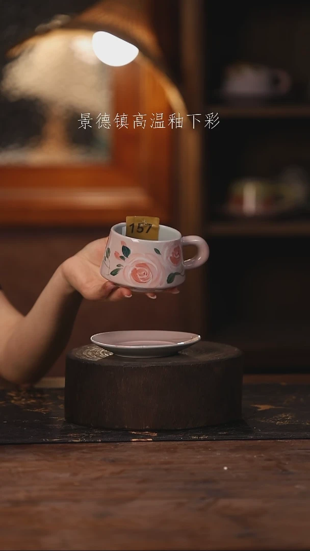 陶瓷景德镇高温釉下手绘陶瓷157