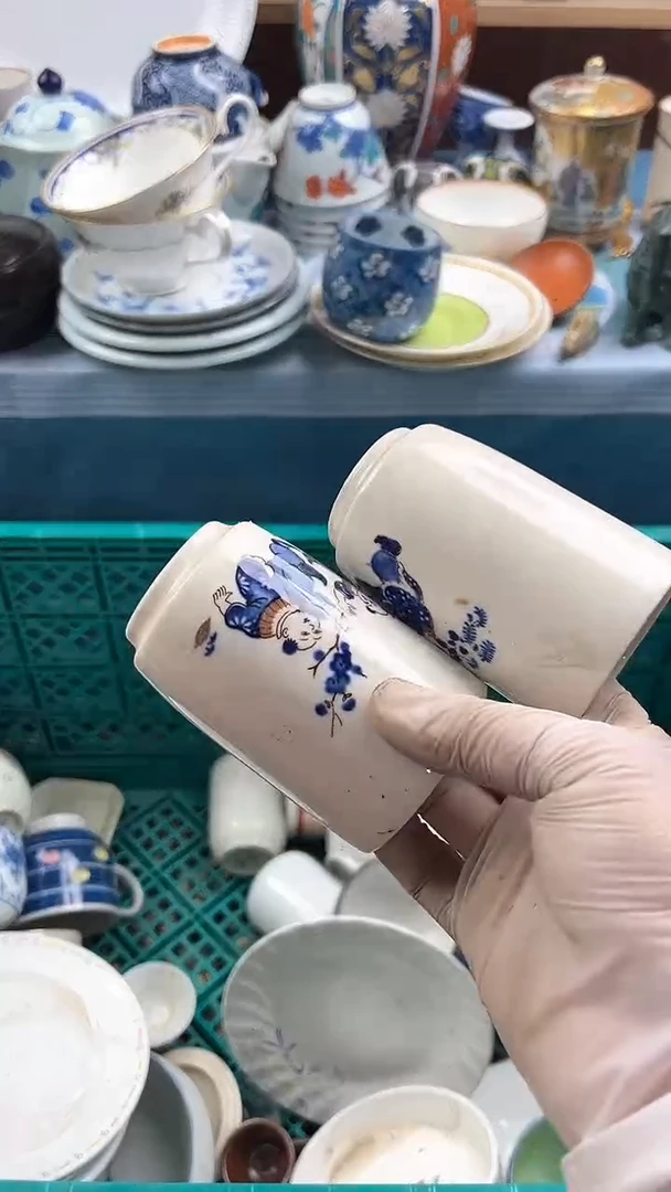瓷片?*槿英哥瓷器满19.9包邮