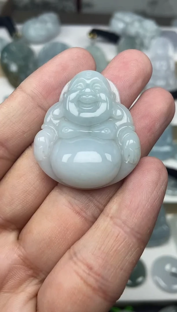 颈饰未镶嵌翡翠佛公