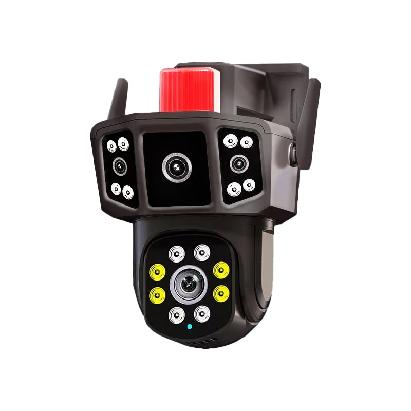 YOULAPE/友猿三画面高清夜视360度旋转家用监控摄像头户外防水