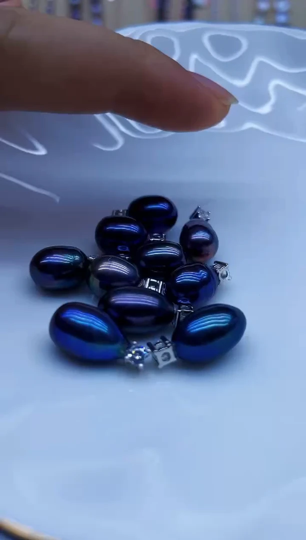 吊坠(不含链)银S925镶嵌淡水珍珠吊坠多样性发其一