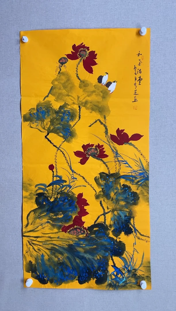 国画138*68 李秀芝李秀芝李秀芝李秀芝