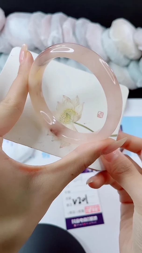 未镶嵌手镯石英质玉多样性发货V201-62