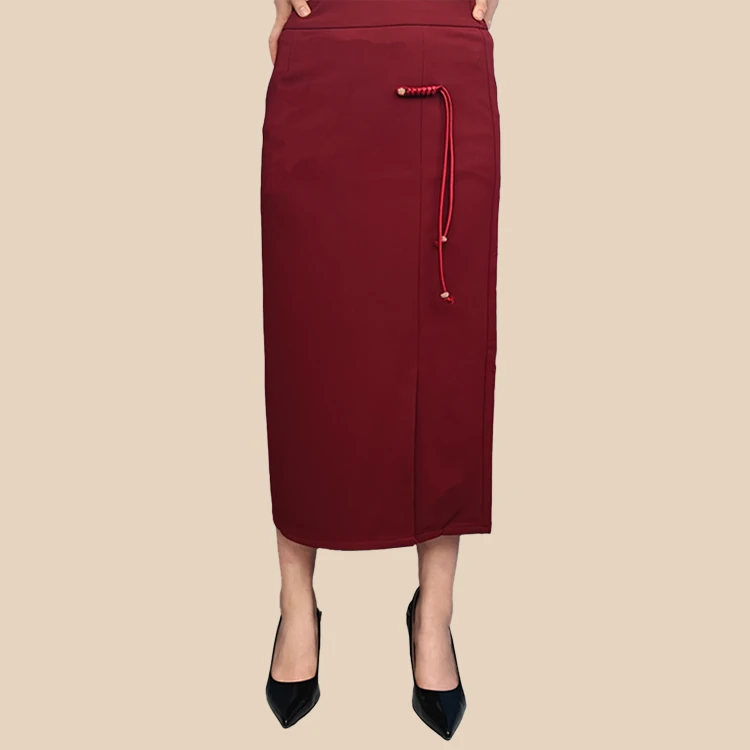 佳丽皮卡尔2025新款设计感高腰气质显瘦直筒裙407三色